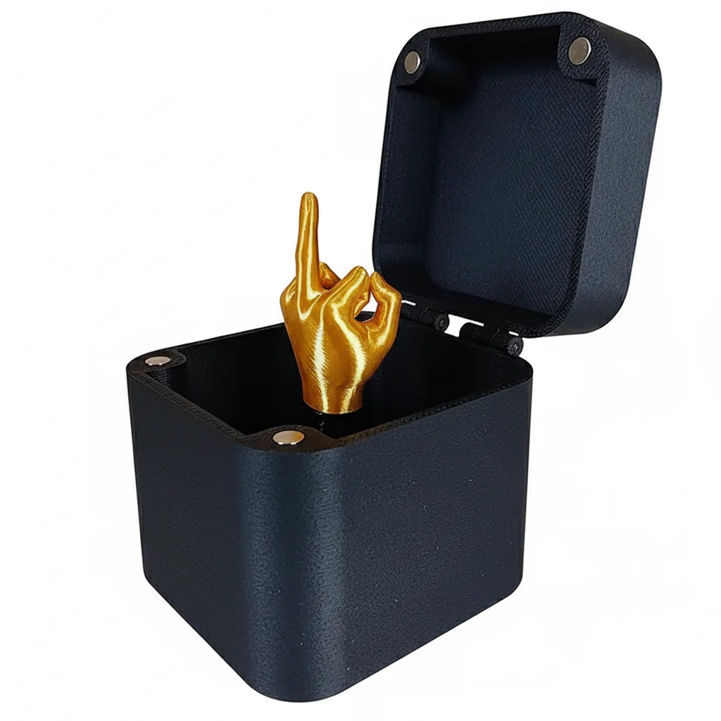 Interesting Prank Gift Middle Finger In Box
