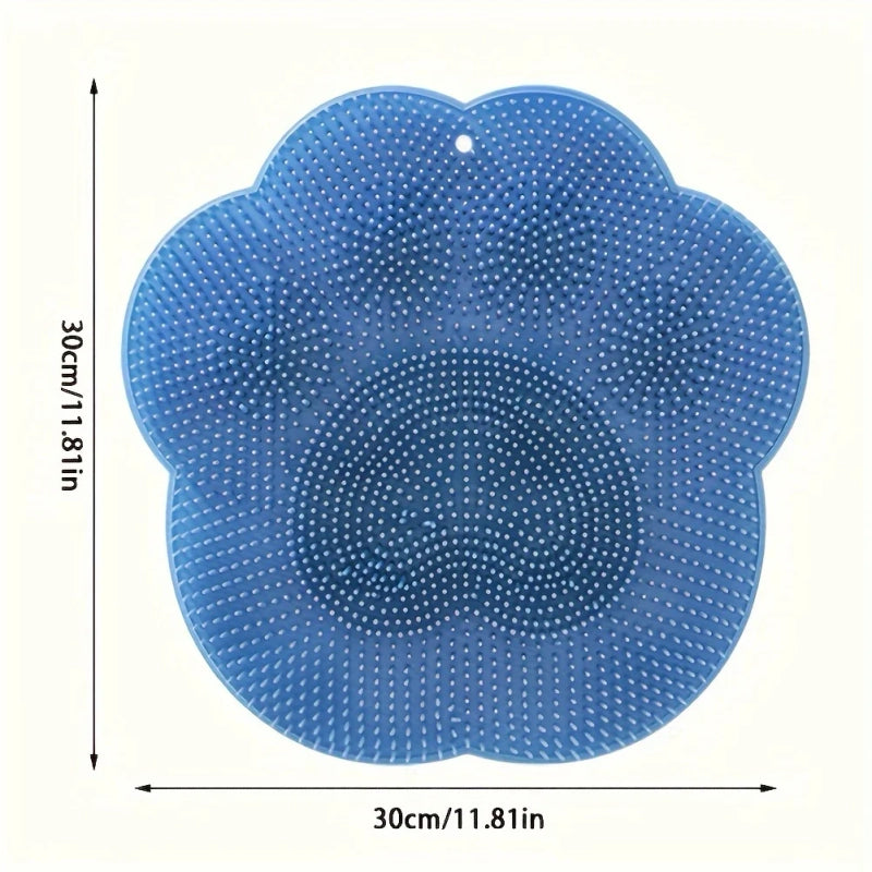 Bathroom foot scrub pad