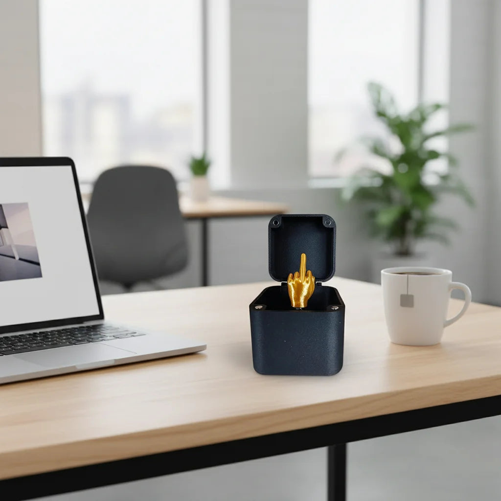 Interesting Prank Gift Middle Finger In Box