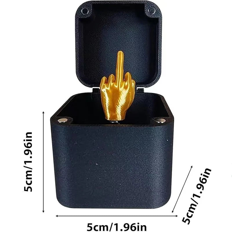 Interesting Prank Gift Middle Finger In Box