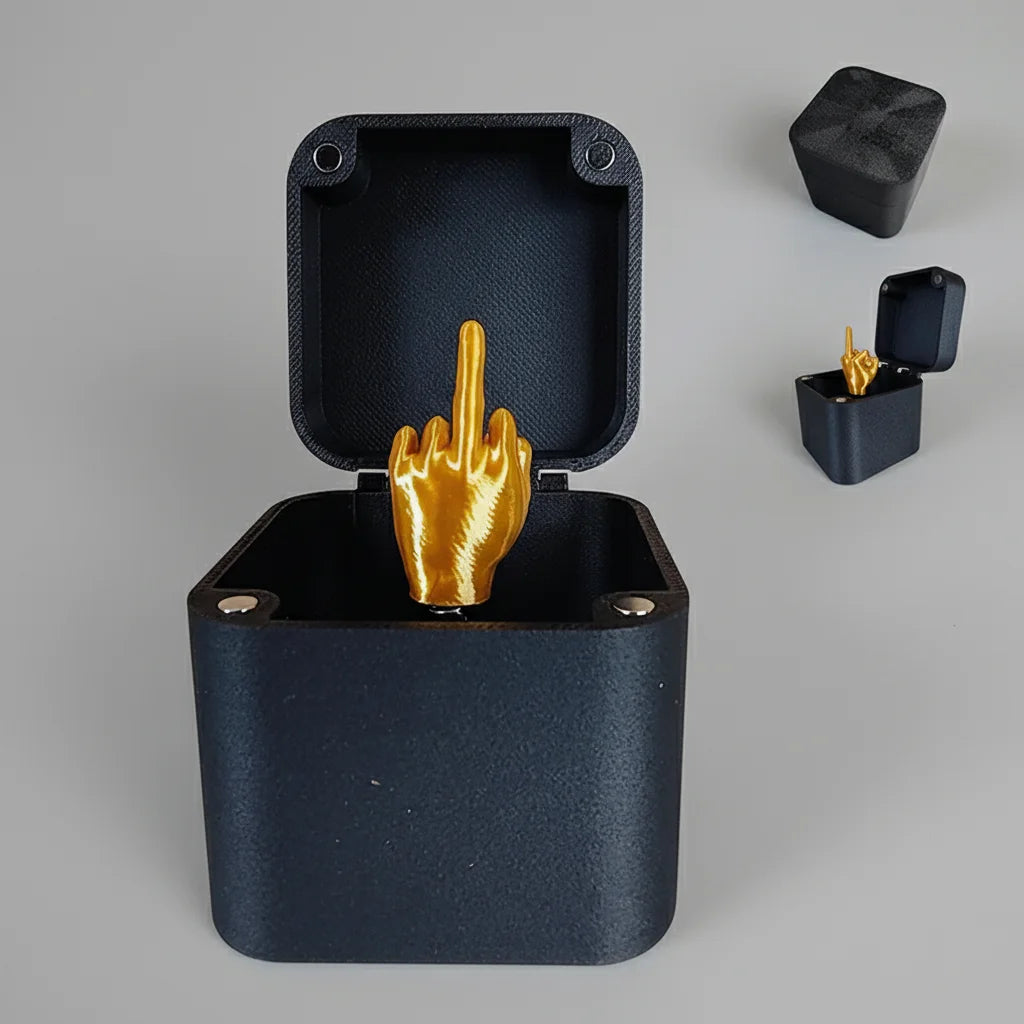 Interesting Prank Gift Middle Finger In Box