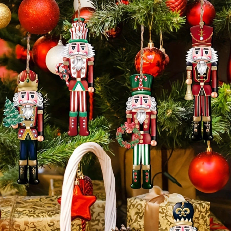 Nutcracker Wooden Decorative Set - 12pc